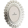 Faux Tin Oval Frame - Silver