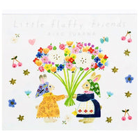 Her Winter Flowers Block Memo - Little Fluffy Friends (1 pc) cover