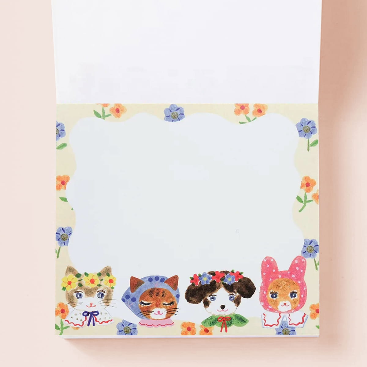 Her Winter Flowers Block Memo - Niko Niko Smile! (1 pc) inside page