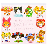 Her Winter Flowers Block Memo - Niko Niko Smile! (1 pc) cover