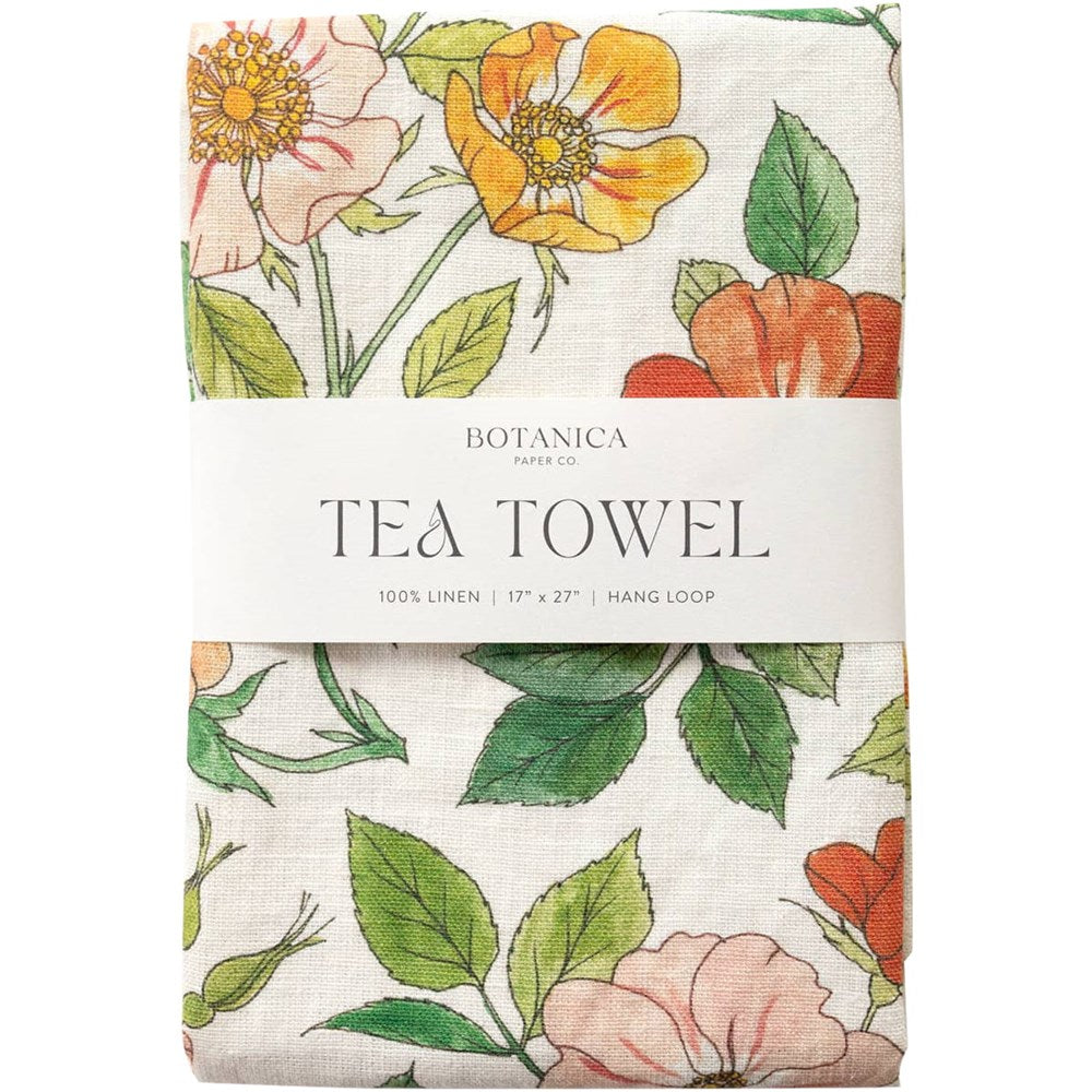 Botanica Paper Co. Wild Roses Tea Towel (1 pc)