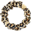 Gold Heart Silk Scrunchie