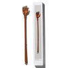 Puebco Hand Shaped Back Scratcher (1 pc) - product shown next to packaging. 