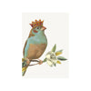 Bird With Crown Mini Card