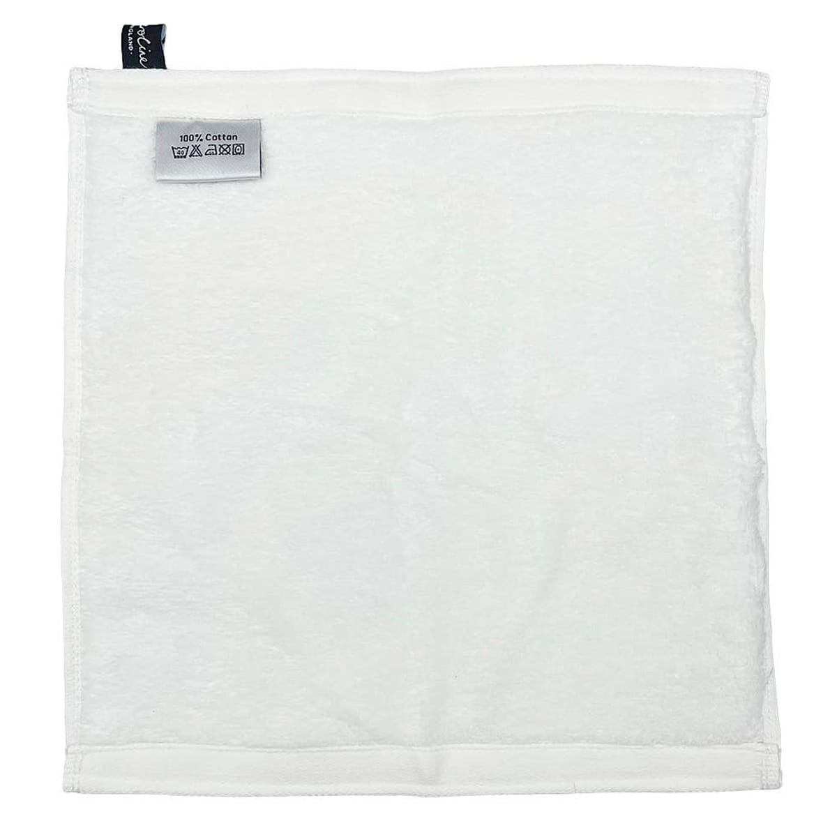 Alice Caroline Liberty Ciara Lavender Face Cloth (1 pc) - product shown from back. 