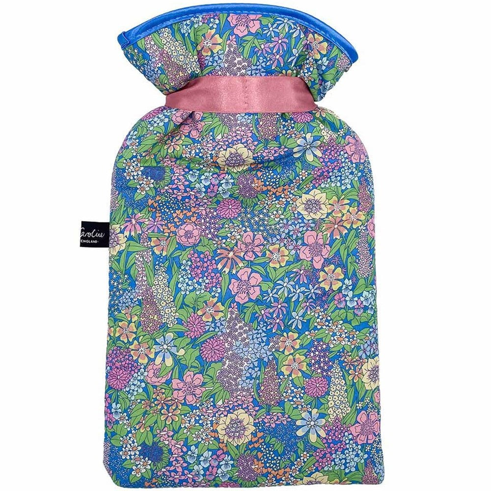 Alice Caroline Liberty Hot Water Bottle Ciara Blossom (1 pc) - back of product shown on white background. 