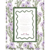 Inner Child Forget-Me-Not Square Opening Picture Frame - Purple (1 pc) - product shown from front. 