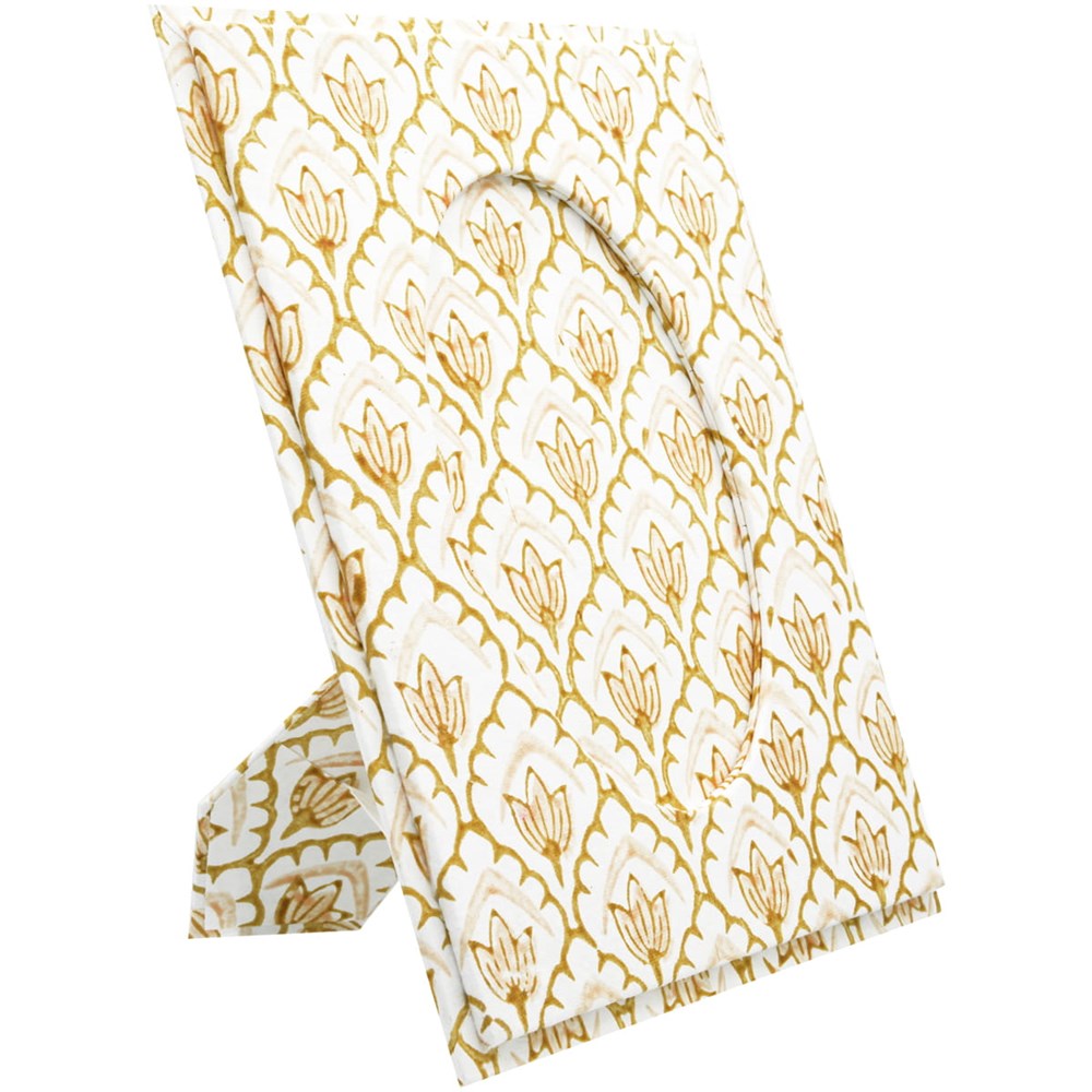 Inner Child Blockprint Picture Frame - Desert Sand (1 pc)