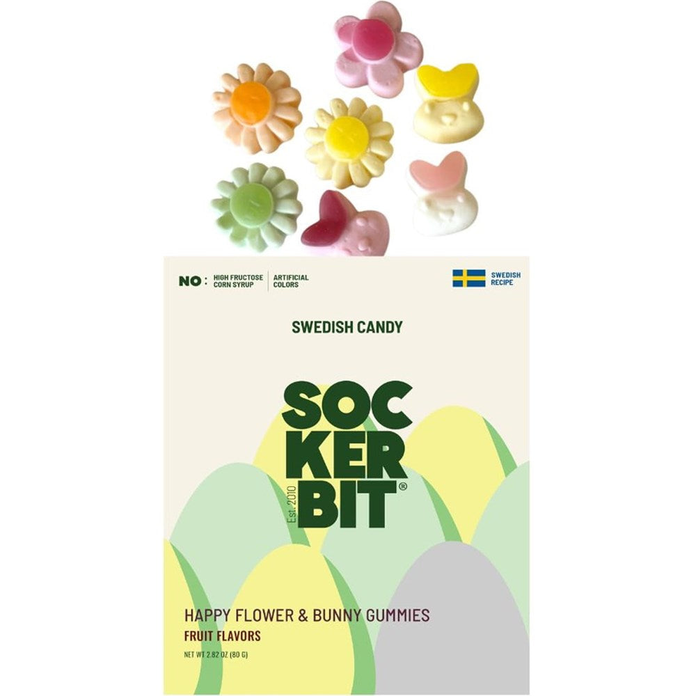 Sockerbit Flowers and Bunnies Candy Mix (2.82 oz)