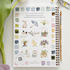 Emily Lex Studio Spring Watercolor Workbook (1 pc) - product shown from the back. 