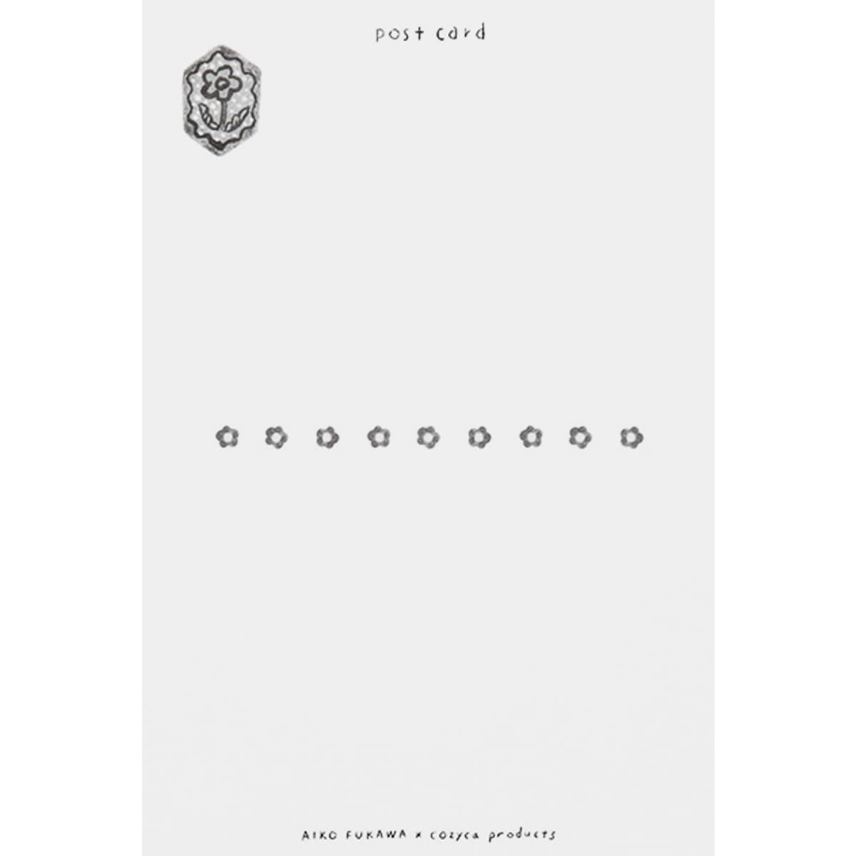 Her Winter Flowers Postcard Set - Tablier (10 pcs) - product shown on white background.