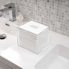 Clean Skin Club The Clear Box (1 pc) - product shown on bathroom counter. 