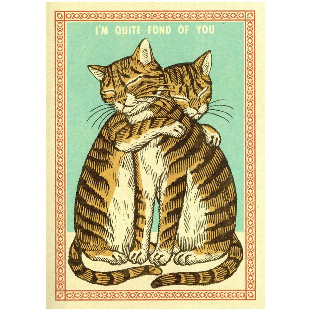Ravi Zupa Arts Quite Fond of You Greeting Card (1 pc)