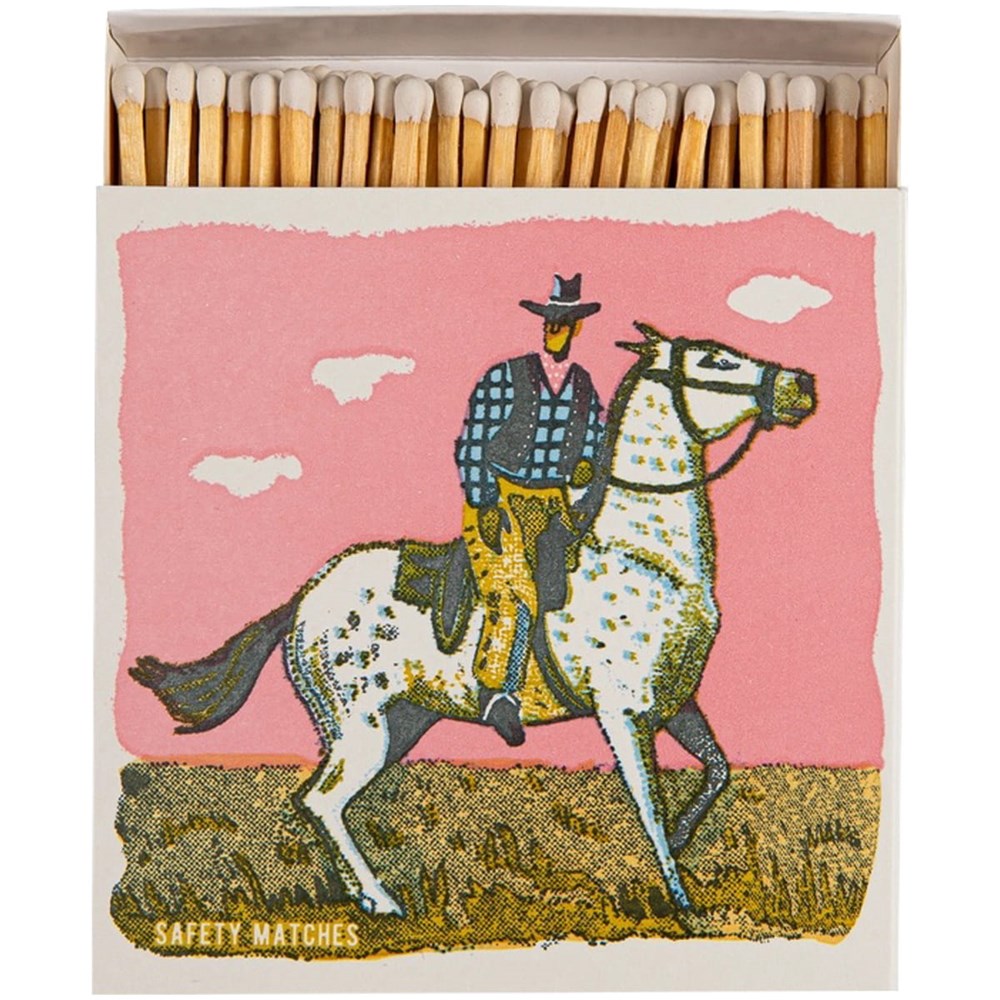 Archivist Pink Cowboy Matchbox (1 box)
