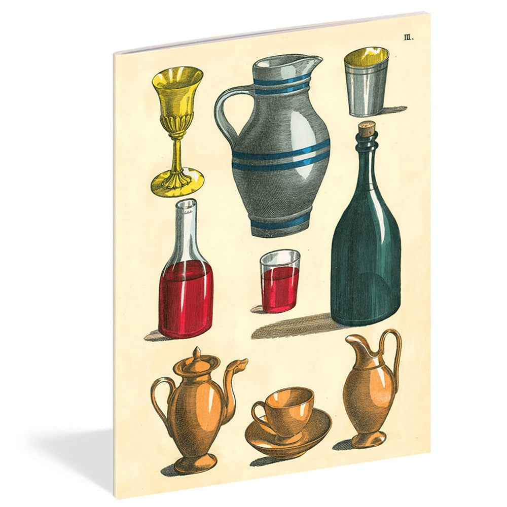 John Derian Paper Goods Object Lessons Notebook Set (3 pcs) - product shown on white background. 