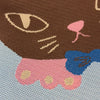 Centinelle Chat Au Chocolat Knit Tote Bag (1 pc) - product shown zoomed in.