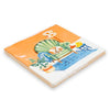StoryTiles Small Tile - Beware of the Dog (1 pc) - product shown at angle on white background. 