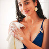 Ruhani Handmade Lif - White (1 pc) - product shown being held by model. 