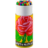 Archivist The Rose Small Cylinder Matchbox (1 box) - product shown with lid removed. 