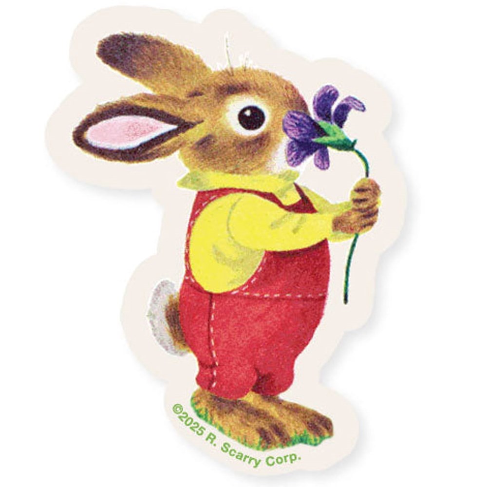 Three Potato Four 3P4 X Richard Scarry Sticker - Nicholas Bunny Iris (1 pc)