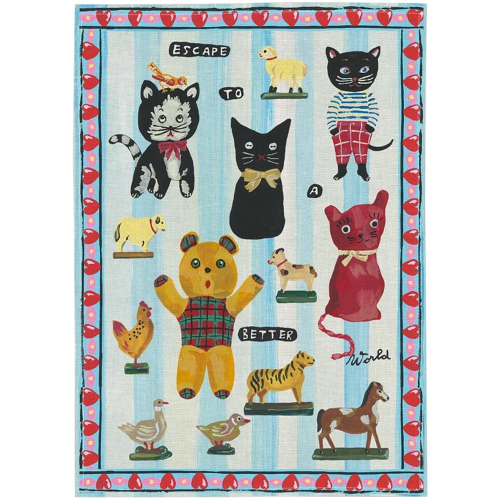 Avenida Home Nathalie Lete The Toy Parade Tea Towel (1 pc)