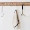 Linen Kitchen Towel - Vintage Blue Stripes