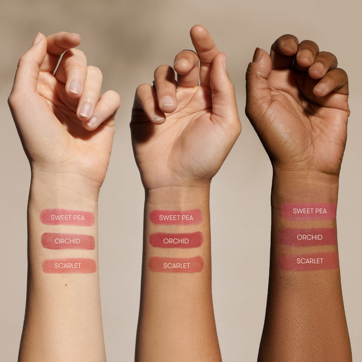 Minori Cream Blush - Sweat Pea (4.9 g) - product swatches shown.