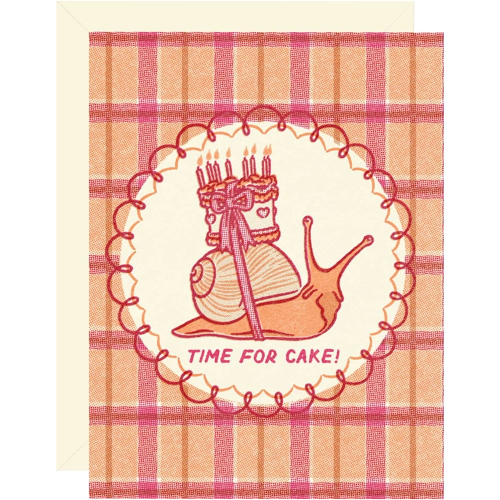 Wallflower Paper & Party Time For Cake Birthday Card (1 pc)