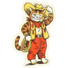 Cowboy Kitty Sticker