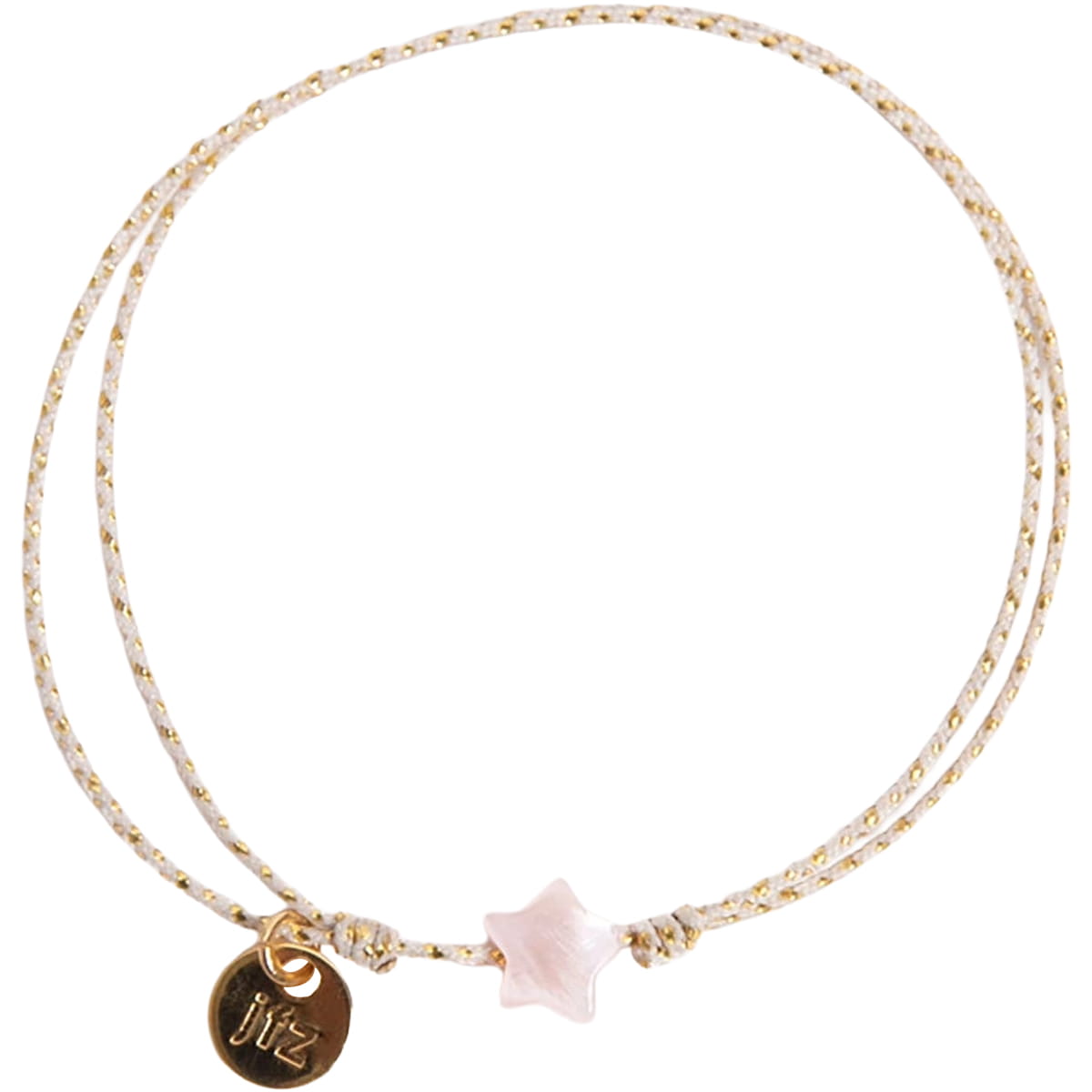 Le Petit Lien de Paris Celeste Etoile Mother-of-Pearl Bracelet - Pink (1 pc)