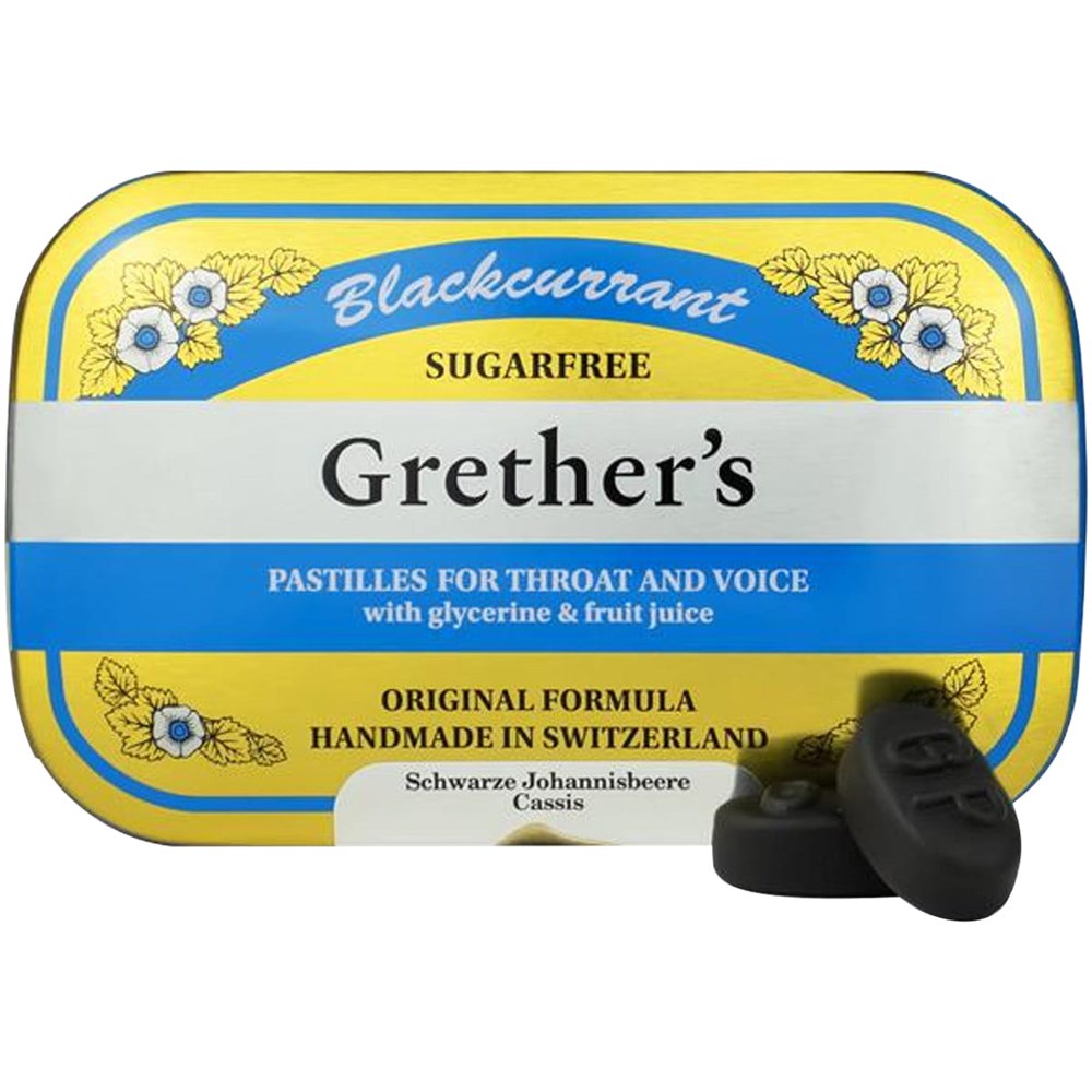 Grether’s Pastilles Blackcurrant Tin - Sugarfree (110 g)
