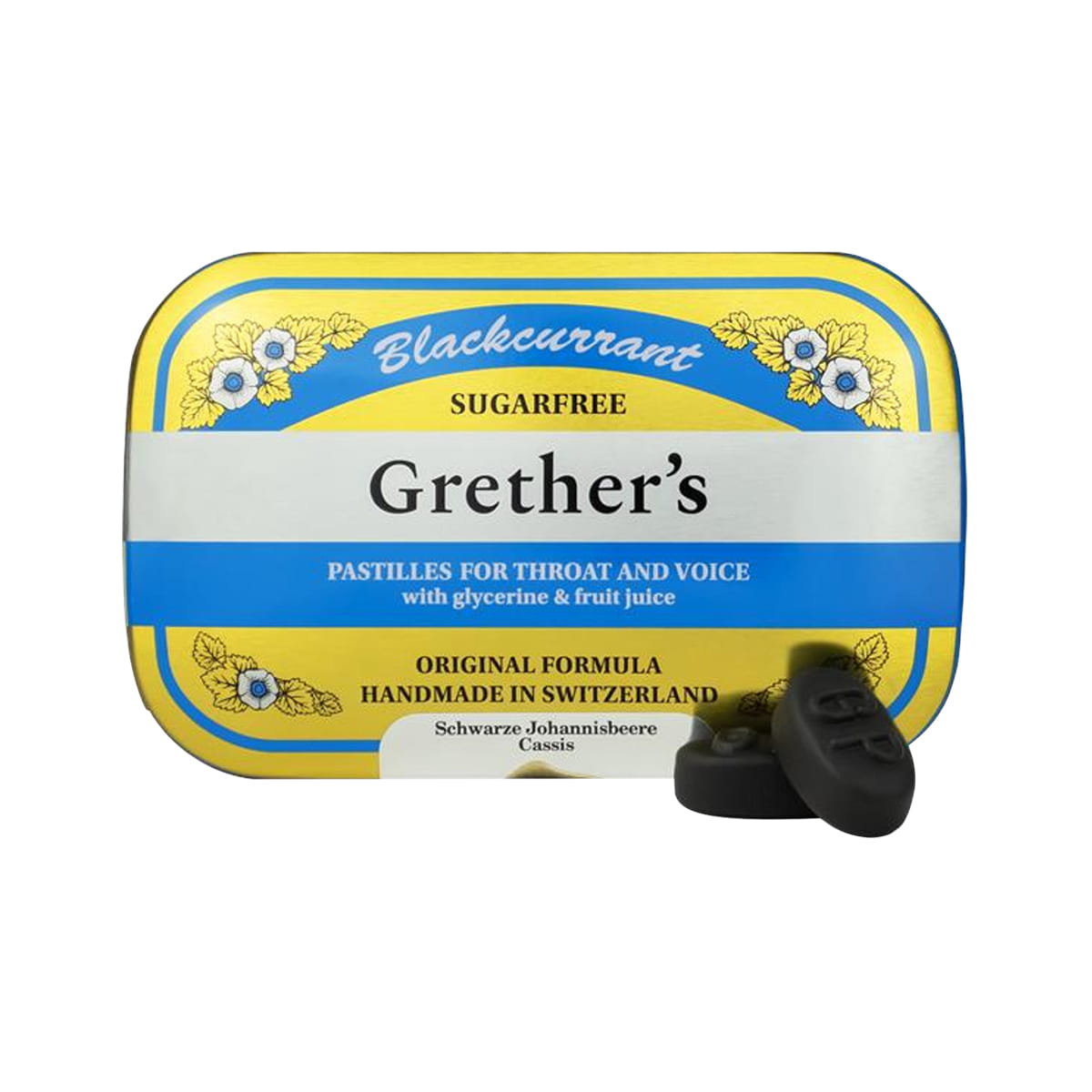 Grether’s Pastilles Blackcurrant Tin - Sugarfree (110 g)