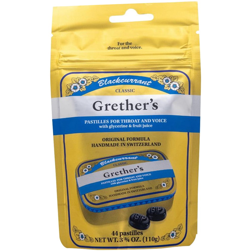Grether’s Pastilles Blackcurrant Refill Bag - Classic (110 g)