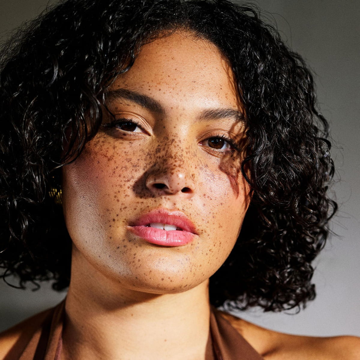 Innersense Organic Beauty Air Dry Styling Cream - model shown. 