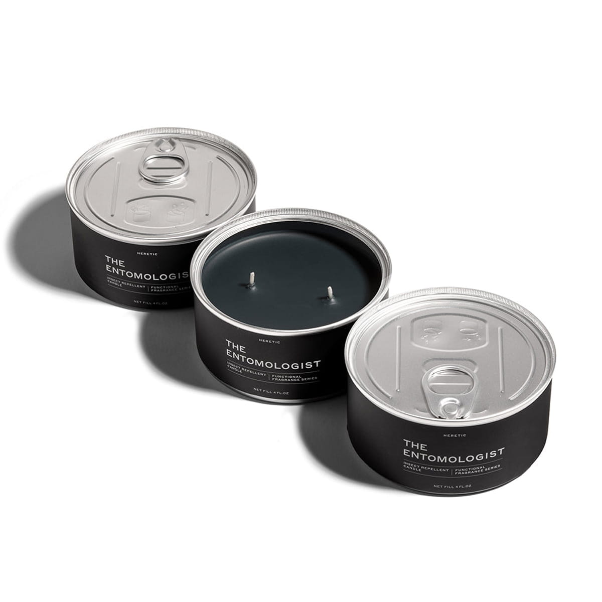 Heretic Parfum The Entomologist Candle Set (3 pcs) - product shown on white background.