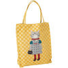 Kusuguru Honey Bean Princes Jacquard Tote - Yellow (1 pc)