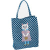 Kusuguru Honey Bean Princes Jacquard Tote - Blue (1 pc)