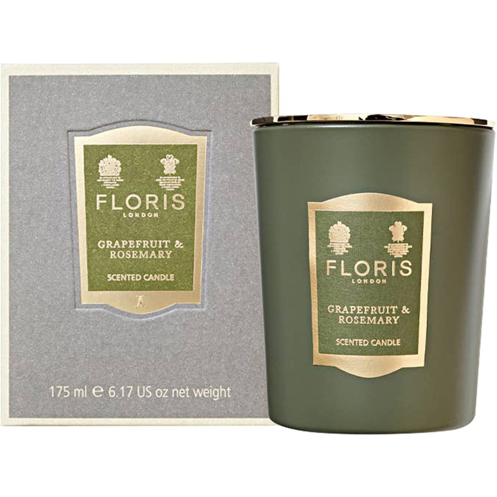 Floris London Grapefruit &amp; Rosemary Scented Candle - Beautyhabit