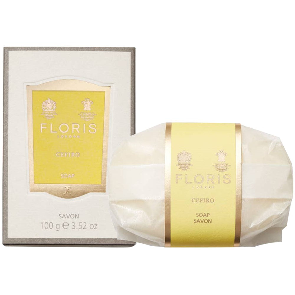 Floris London Cefiro Citrus & Floral Luxury Bar Soap - Beautyhabit