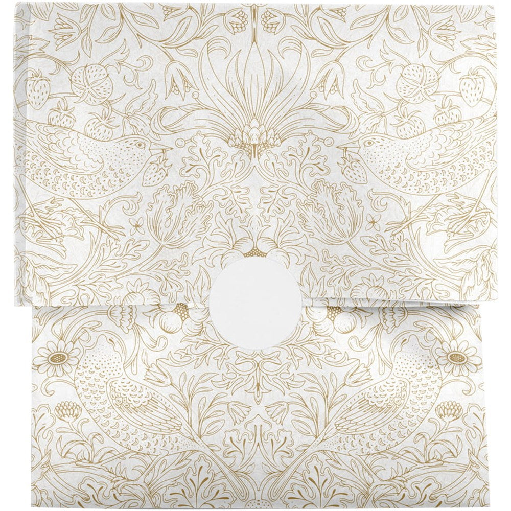 Papergem Compostable Tissue Paper - Gold Strawberry Thief (10 pcs)