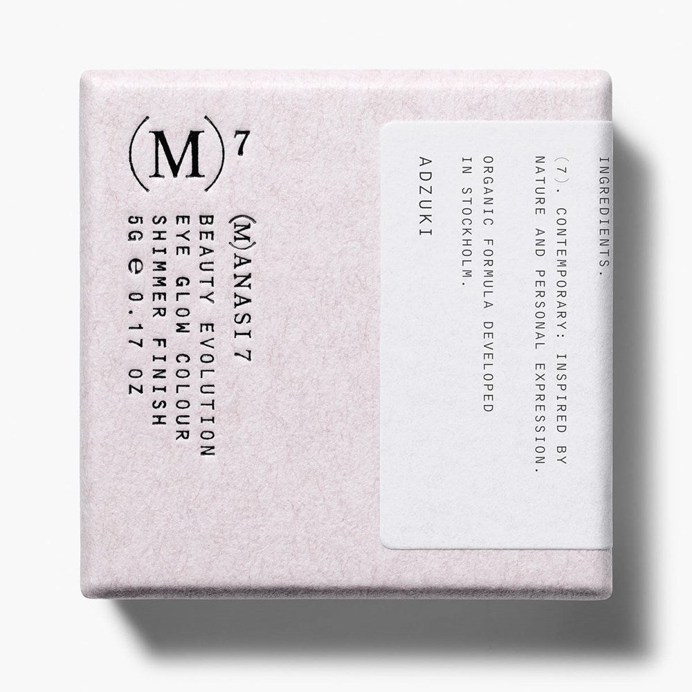MANASI 7 Eye Glow Color - Adzuki (5 g) - product packaging shown. 