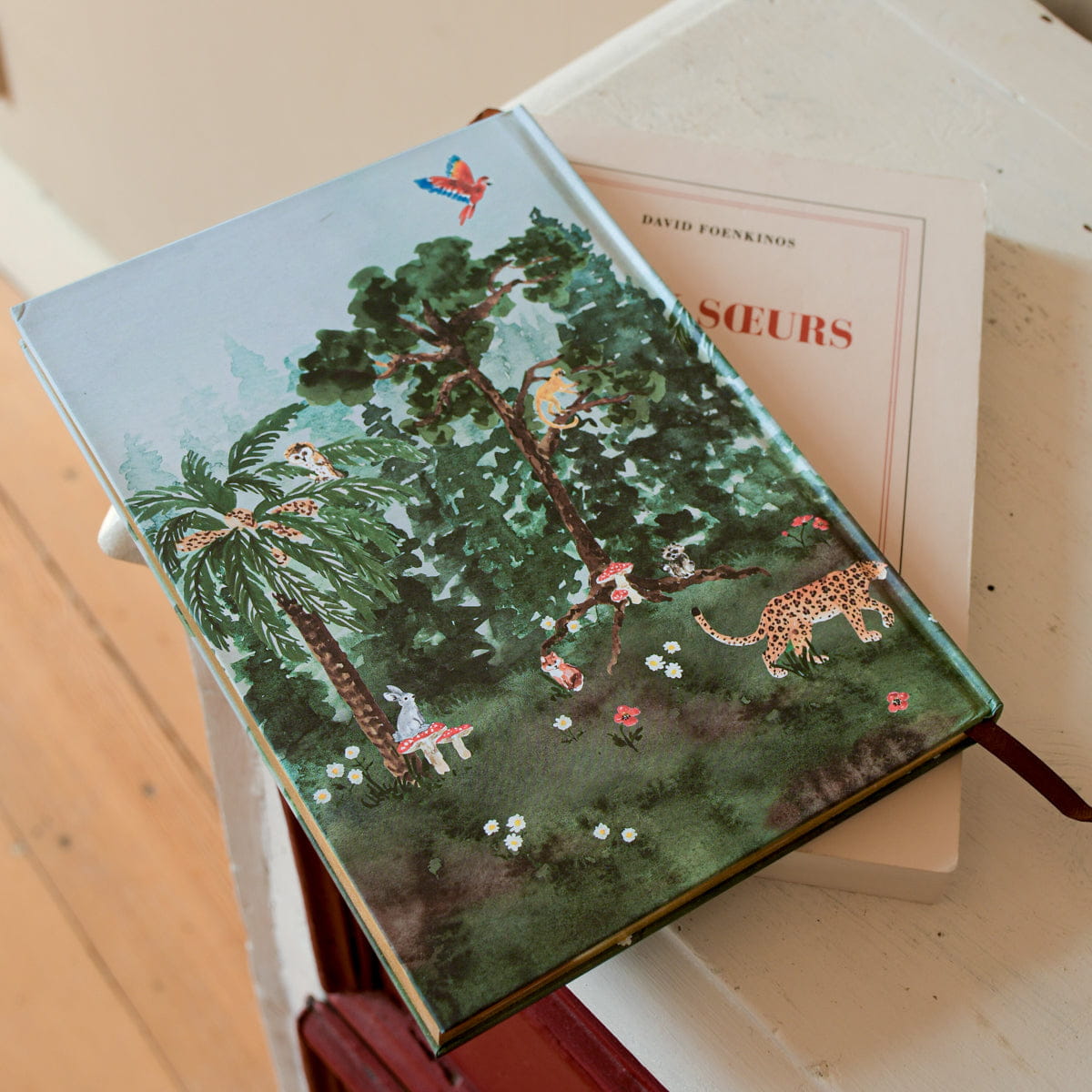 Nach Once Upon A Time Notebook (1 pc) - product shown on top of another book. 