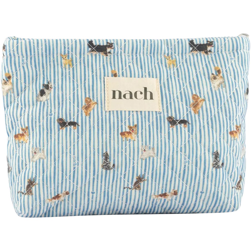 Nach Cats & Dogs Quilted Striped Pouch (1 pc)