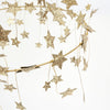 Meri Meri Gold Sparkle Star Chandelier (1 pc) - product shown up close. 