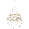 Gold Sparkle Star Chandelier