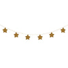Gold Knitted Star Garland - Beautyhabit