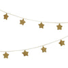Meri Meri Gold Knitted Star Garland (1 pc)