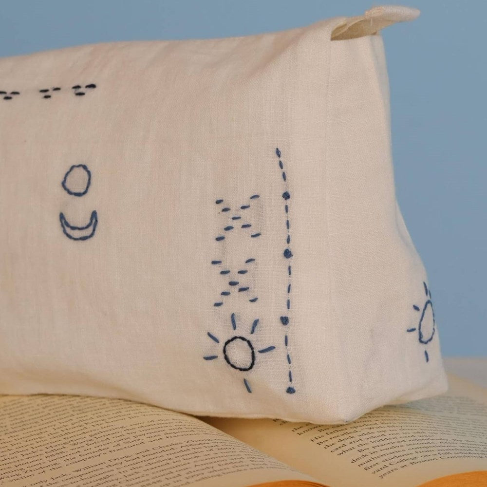 Live Linen Linen Elements Pouch (1 pc) - product shown up close. 