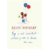 Camembert & Cake Greeting Card