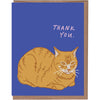 Loaf Cat Thank You Greeting Card